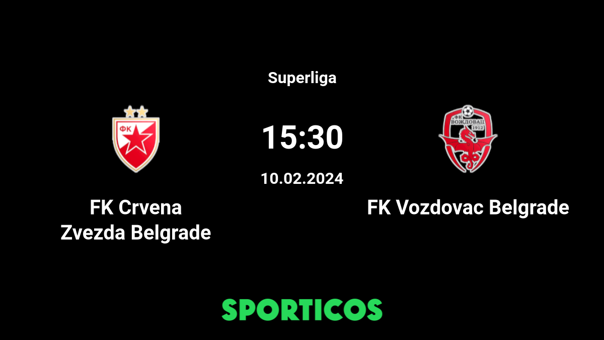 Red Star Belgrade vs FK Vozdovac: Live Score, Stream and H2H results  2/9/2024. Preview match Red Star Belgrade vs FK Vozdovac, team, start time.