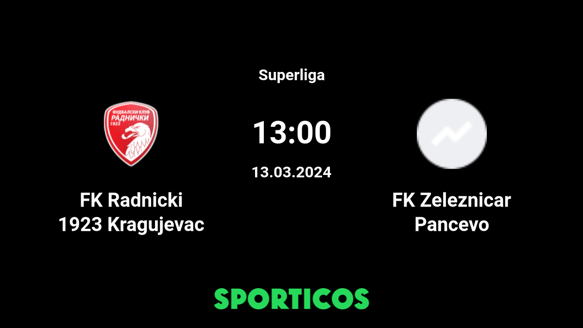 ▶️ Radnicki Nis vs FK Zeleznicar Pancevo - Live stream & pronostics, H2H