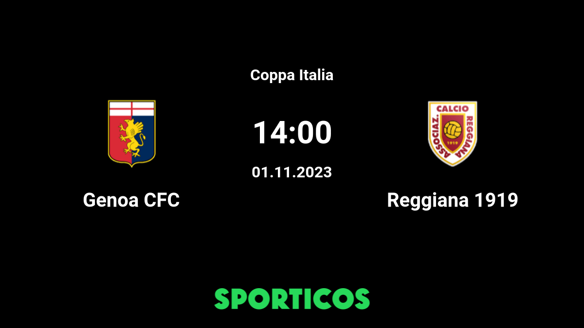 Genoa vs A.C. Reggiana 1919 01.11.2023 – Match Prediction, Football