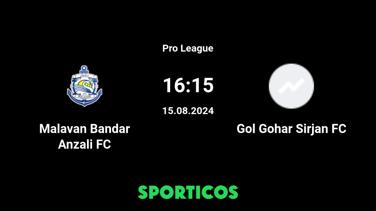 Malavan Bandar Anzali FC vs Gol Gohar Live Stream on TV