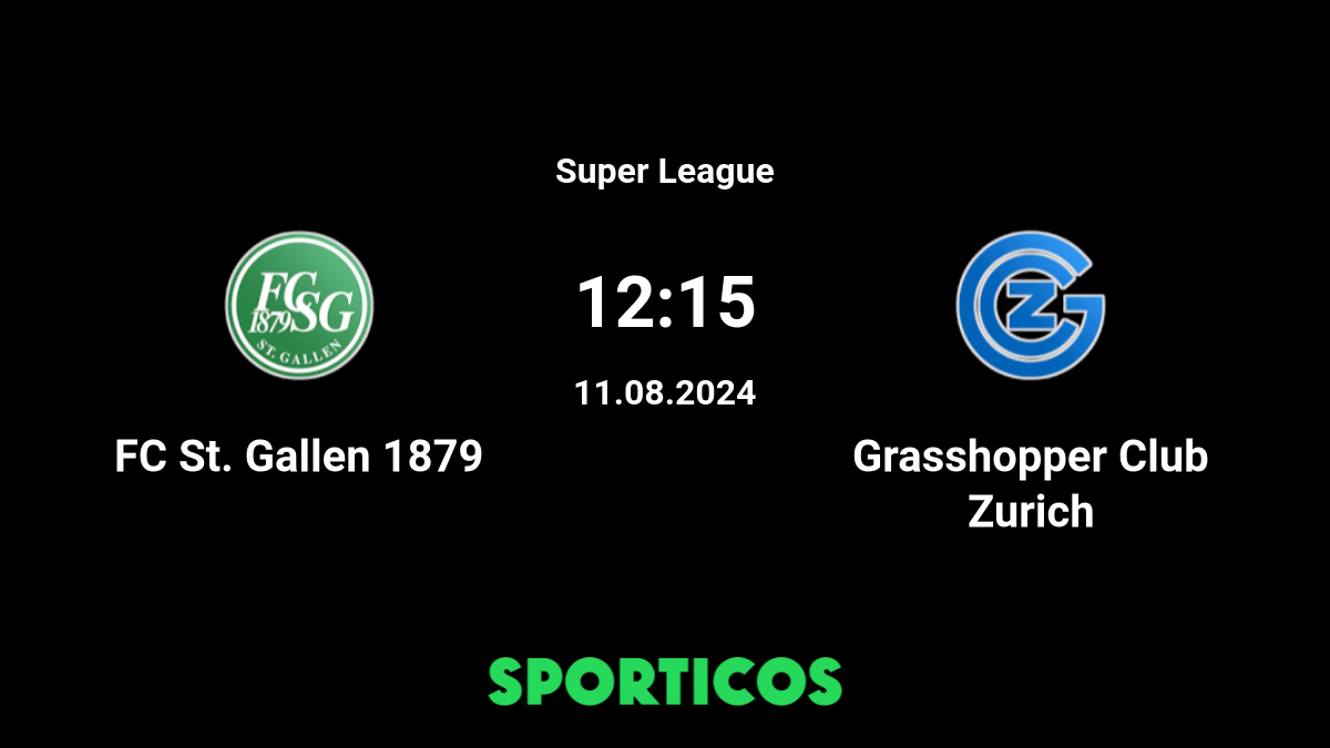 Grasshopper Club Zürich vs St.Gallen, Super League