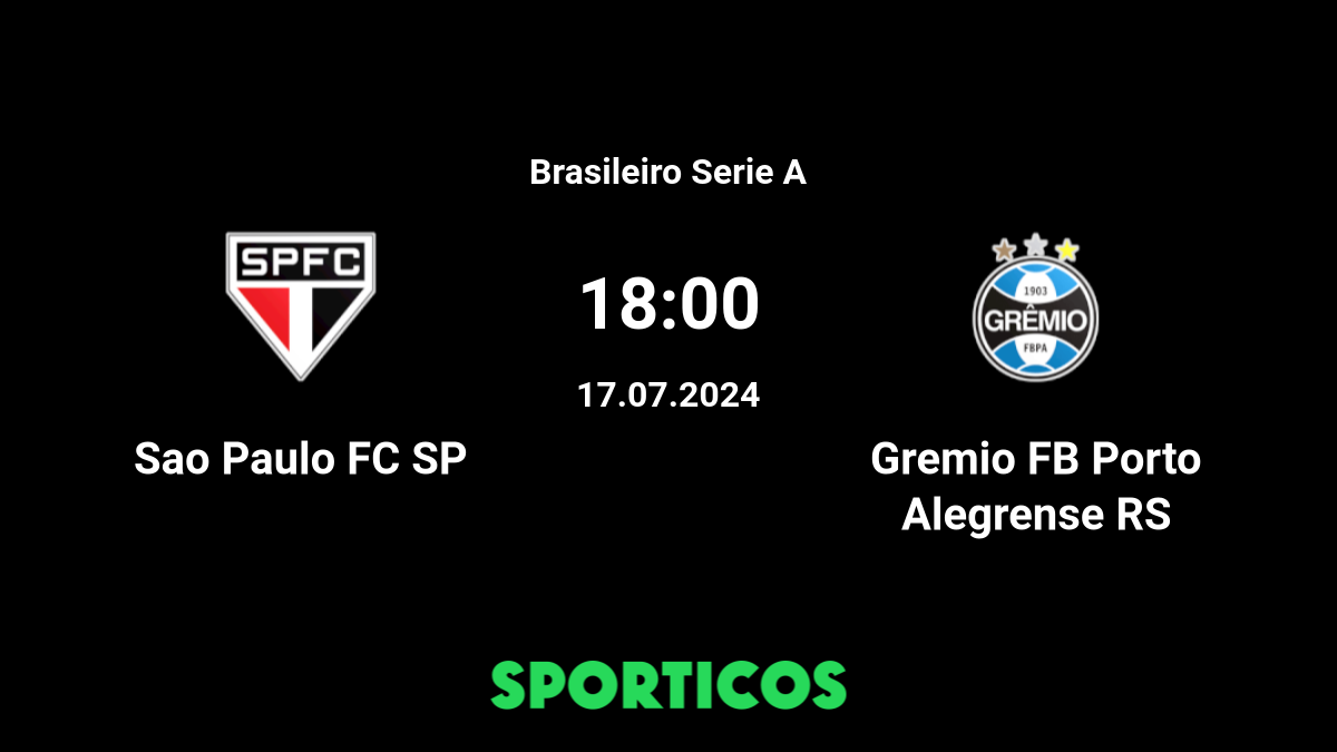 São Paulo vs. Grêmio 