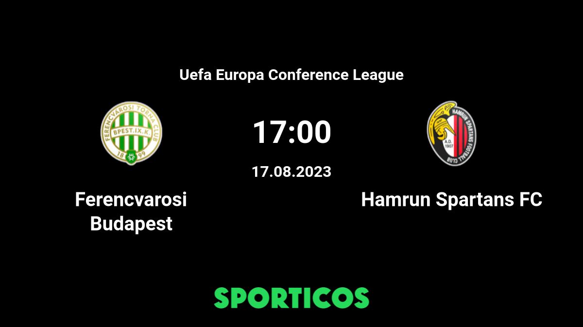 Hamrun Spartans vs Ferencvarosi TC 10.08.2023 at UEFA Europa Conference  League 2023/24, Football