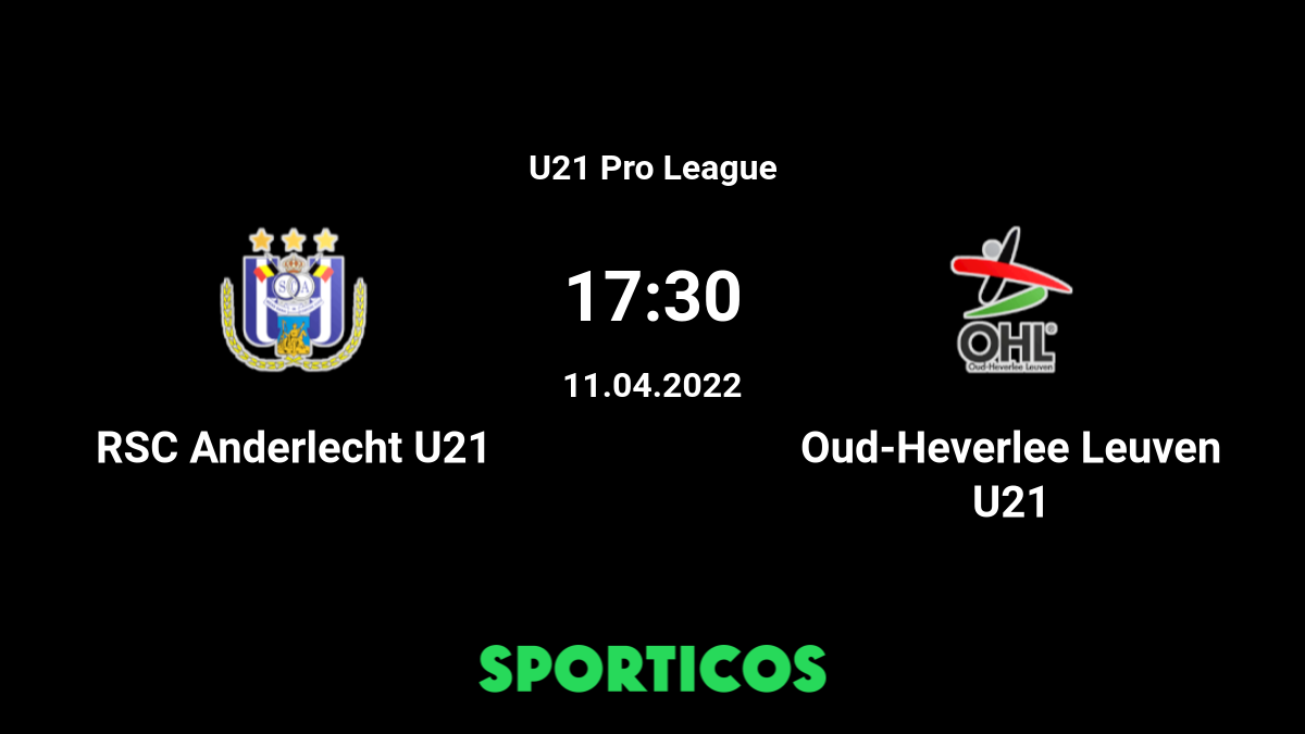 RSCA Neerpede - U21 League, Oud-Heverlee Leuven 0-1 #RSCA @ full time 🟣⚪️  Goal: 48' Colassin #OHLAND