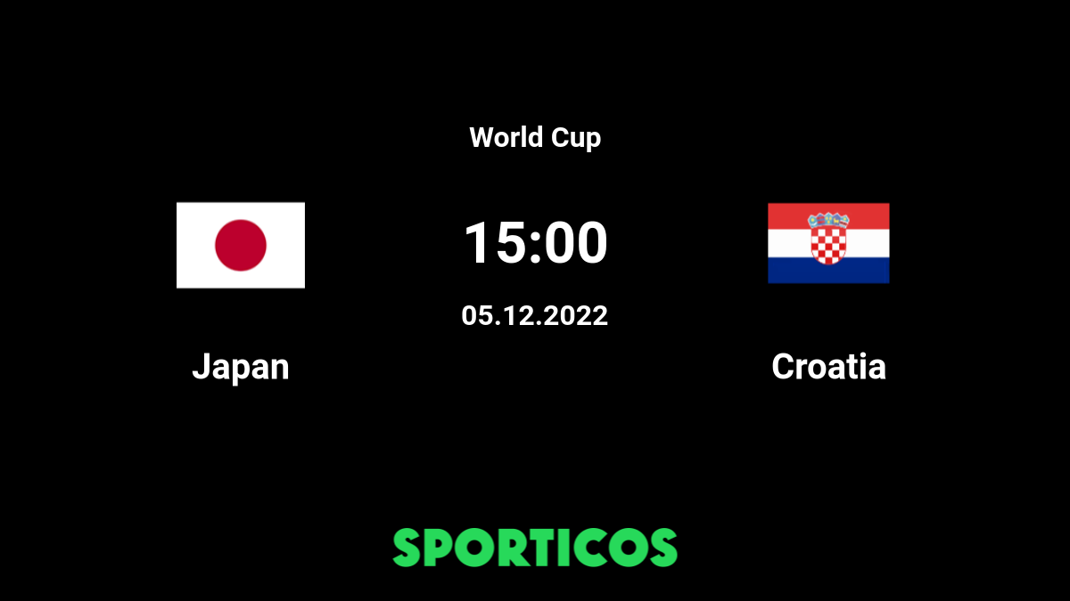 ▶️ Japan vs Croatia Live Stream & Prediction, H2H