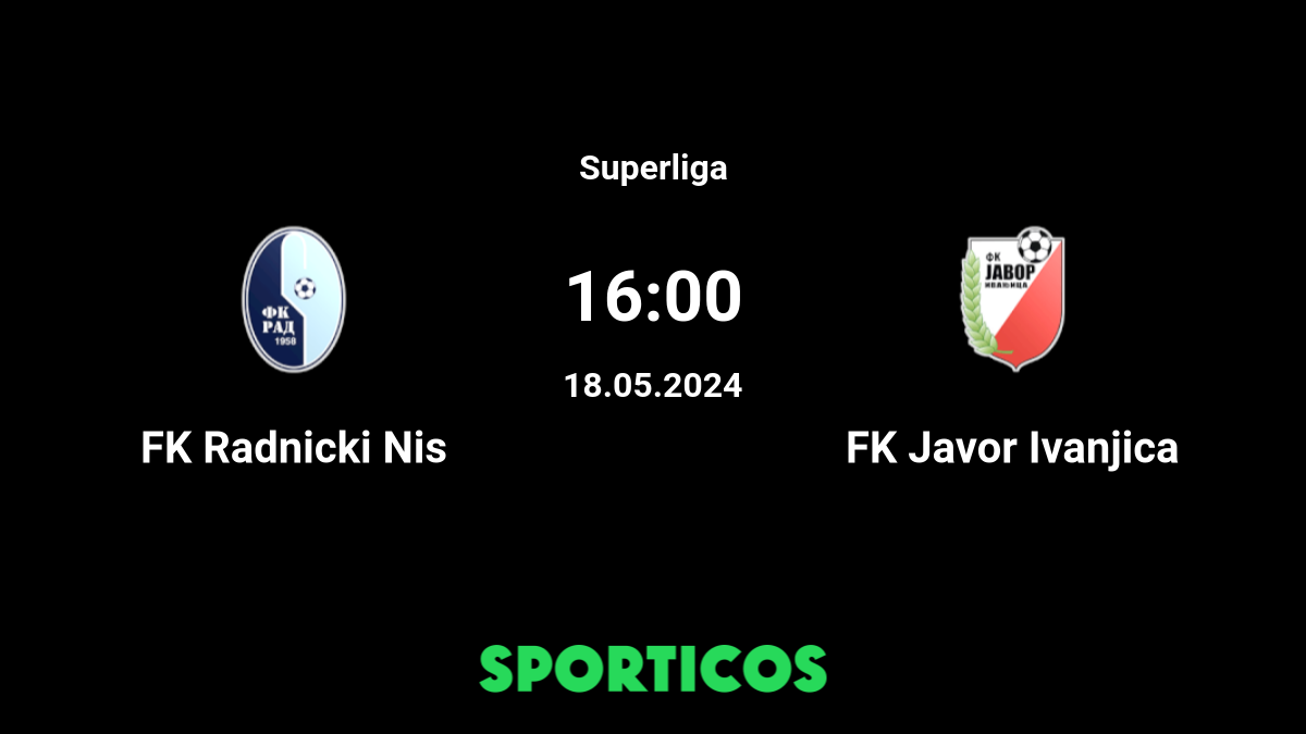 ▶️ Radnicki Nis vs Javor Ivanjica Live Stream & on TV, Prediction, H2H