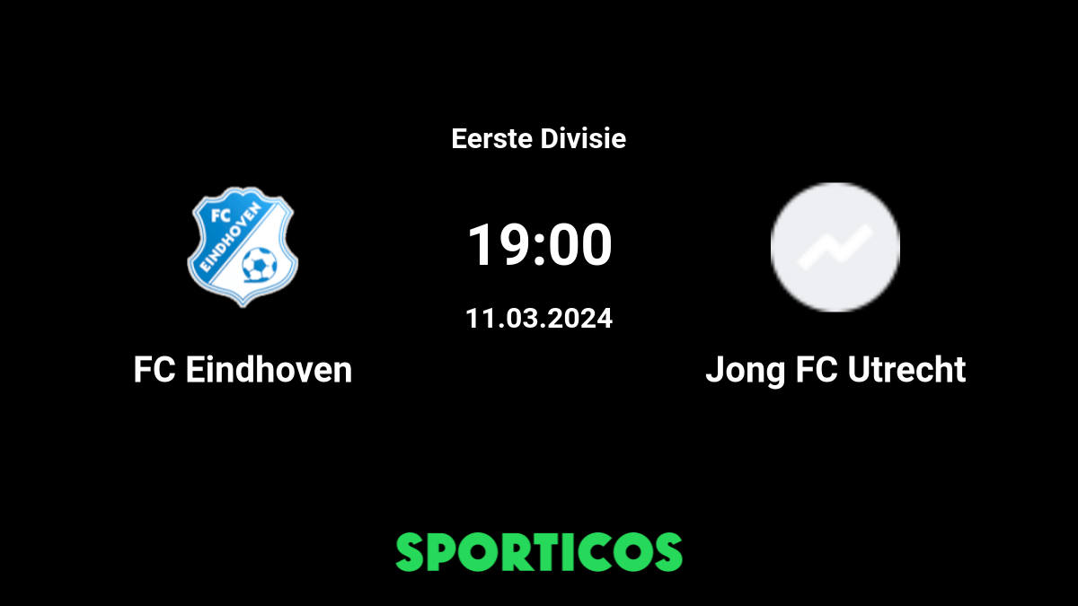 Jong Fc Utrecht Vs Eindhoven
