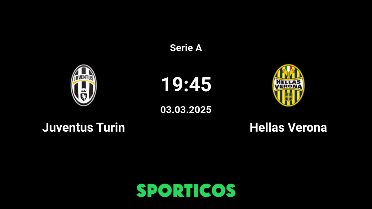 LIVE🔴: Juventus vs Verona - Serie A italia livescore and odds