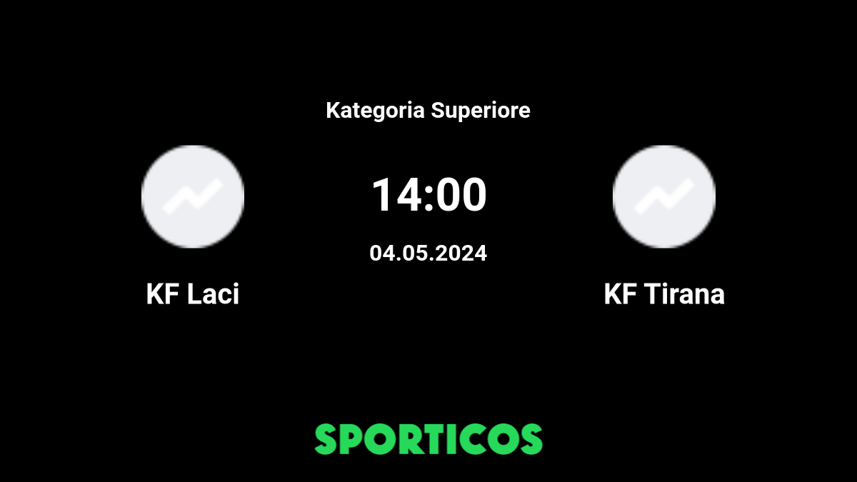 Free Bet KE - MATCH: Laci vs KF Tirana COUNTRY: Albania