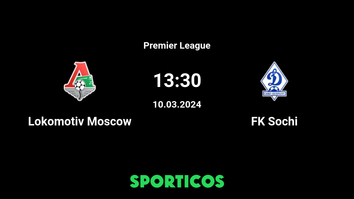 PFC Sochi vs Lokomotiv Moscow Predictions