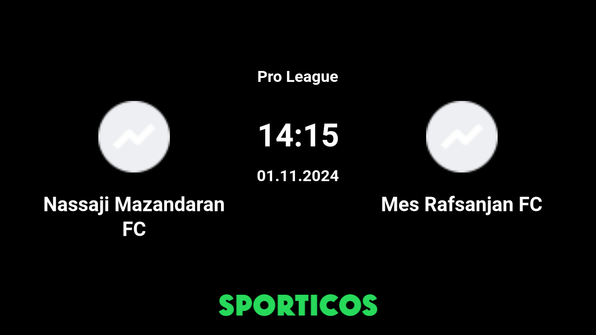 Nassaji Mazandaran vs Mes Rafsanjan FC Live Stream on TV