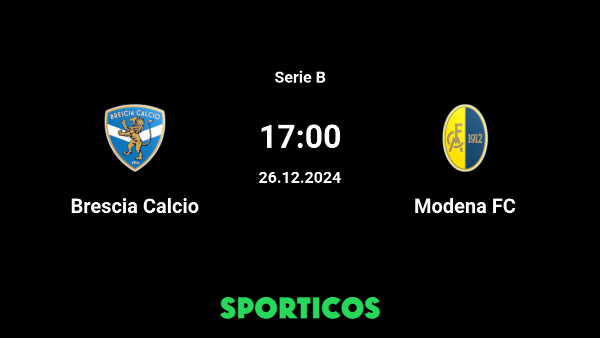 Modena vs Brescia (Saturday, 13 January 2024) Predictions and Betting Tips  100% FREE at Betzoid