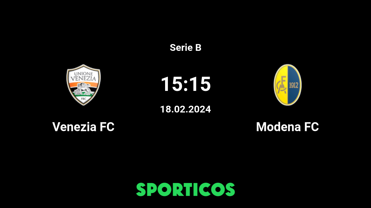 Venezia vs Modena H2H stats - SoccerPunter