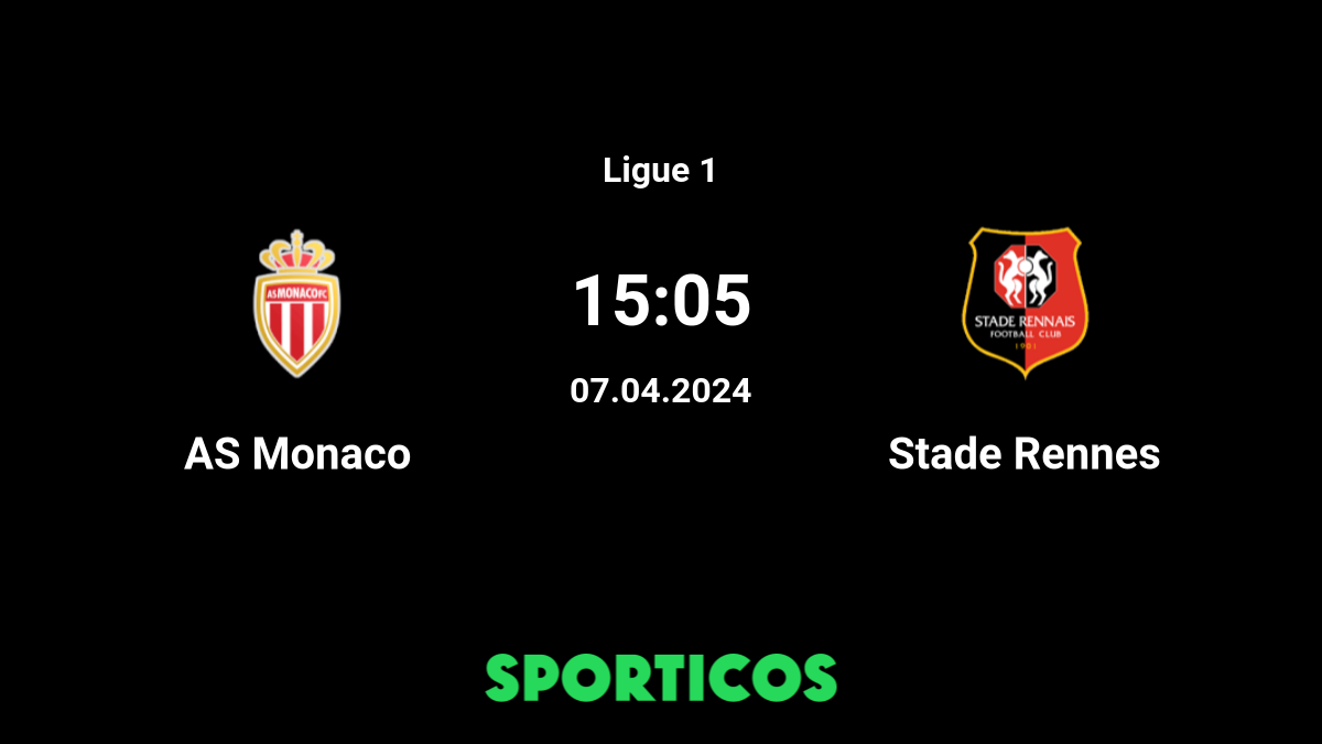 ▶️ Rennes vs Monaco Live Stream & Prediction, H2H