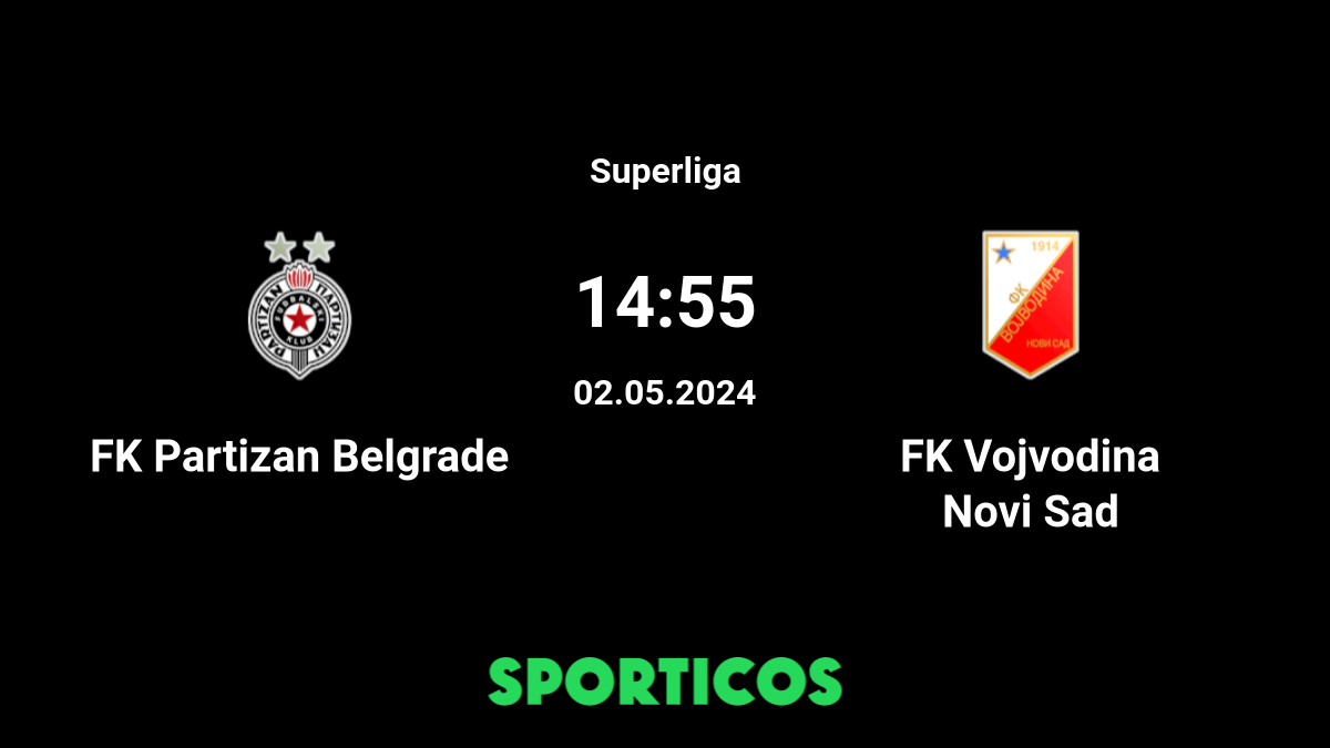 Partizan Belgrade vs Vojvodina Predictions - 02/12/2023