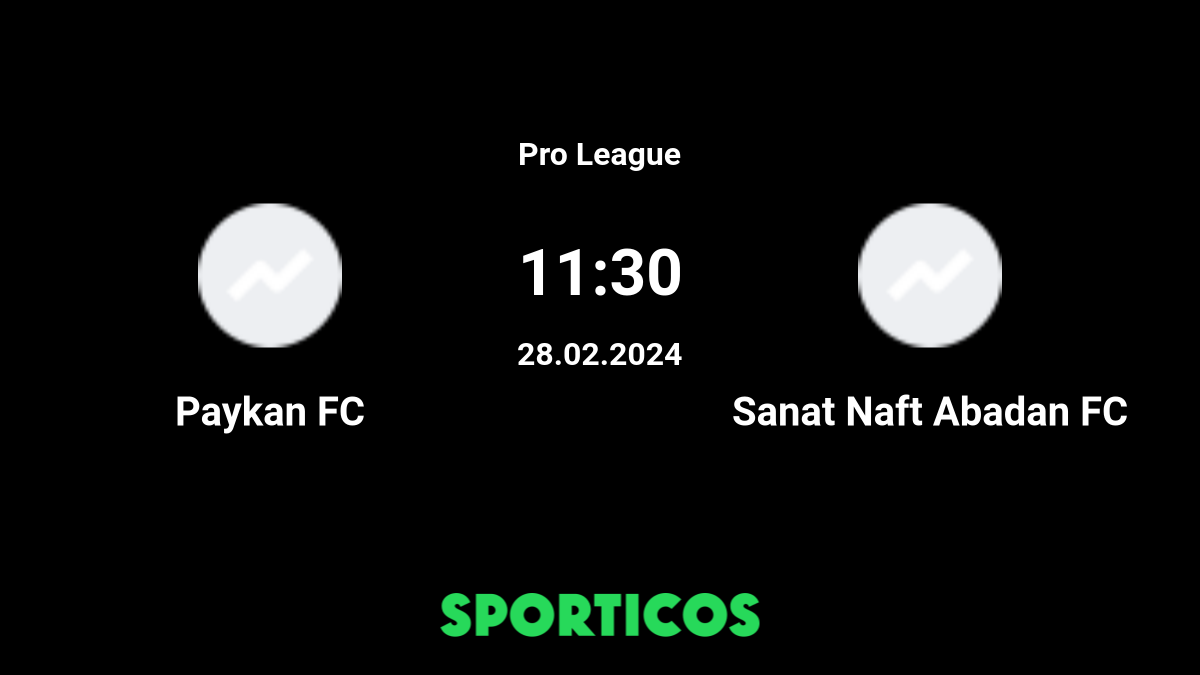 Sanat Naft Abadan vs Paykan » Predictions, Odds + Live Streams