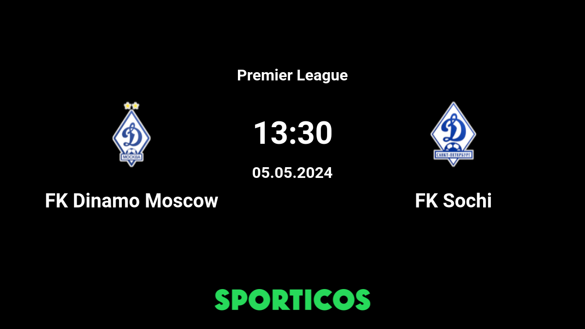 PFC Sochi U19 vs Dynamo Moscow U19 Predictions