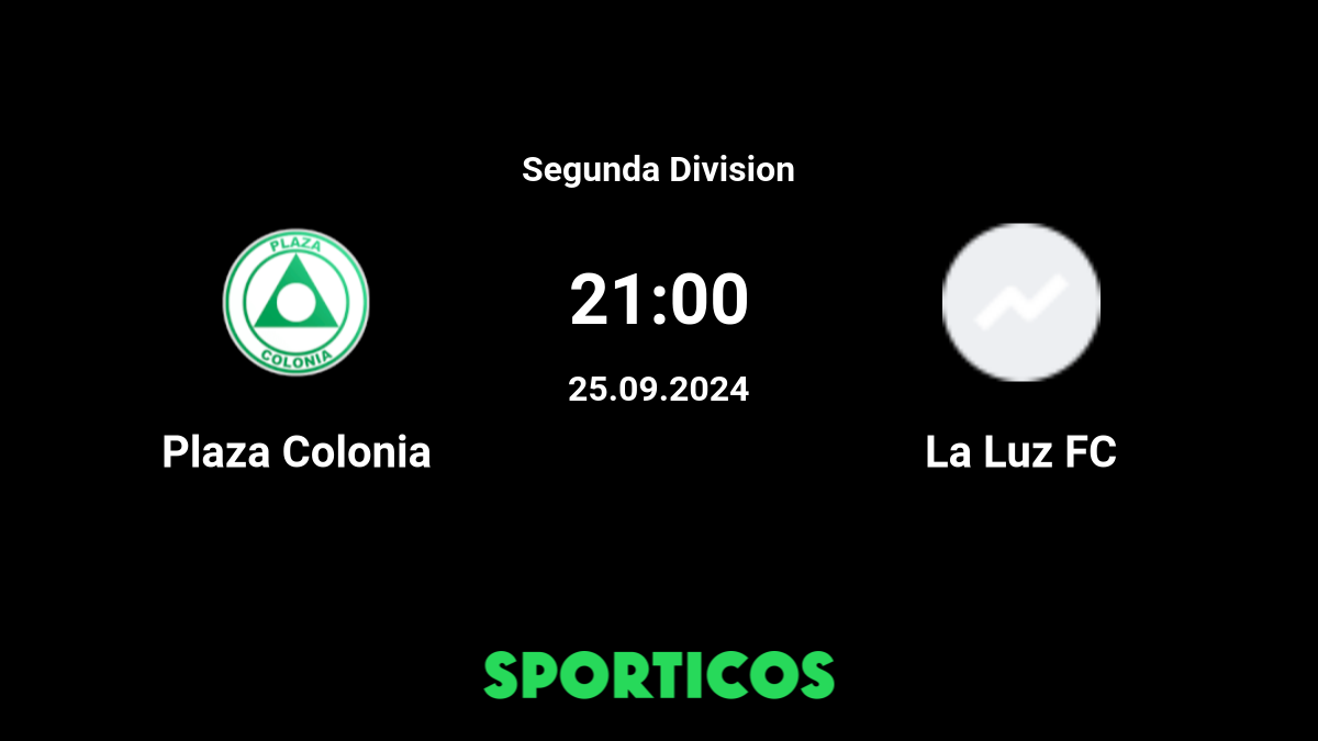 Plaza Colonia vs La Luz H2H stats - SoccerPunter