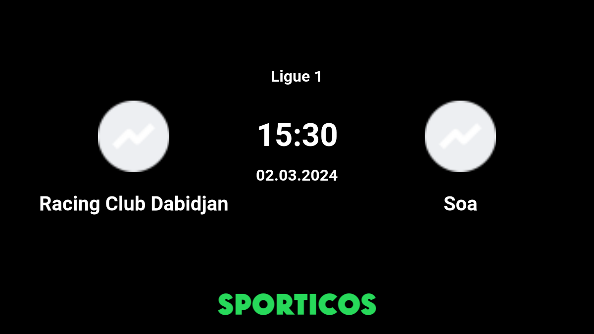 Racing d'Abidjan vs SOA H2H stats - SoccerPunter