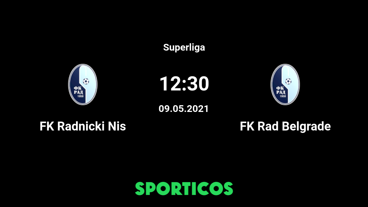 ▶️ Radnicki Nis vs Rad Belgrade Live Stream & Prediction, H2H