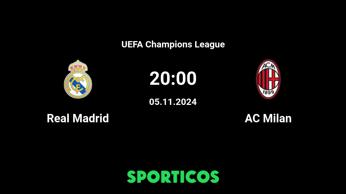 Real Madrid vs. AC Milan: Date, kick-off time, stream info and how to watch club  friendly match in Canada