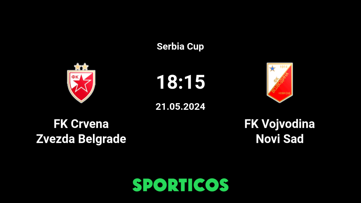 FK Vojvodina Novi Sad 1-2 FK Crvena Zvezda Belgrad :: Resumos