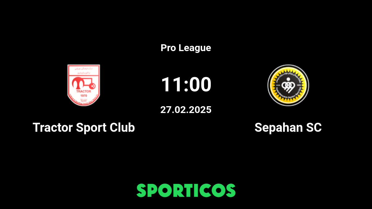 Sepahan x Tractor S.C. 10/08/2023 na Persian Gulf Pro Liga 2023/24