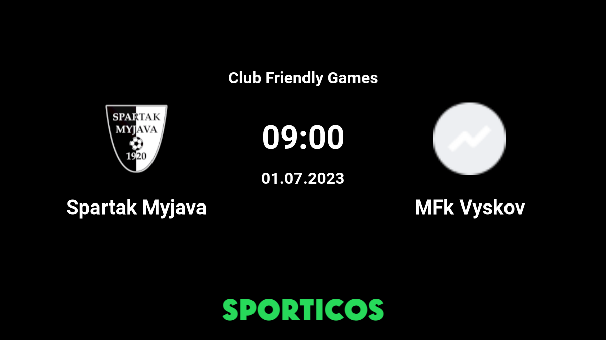 Myjava vs Vyškov, Club Friendly Games