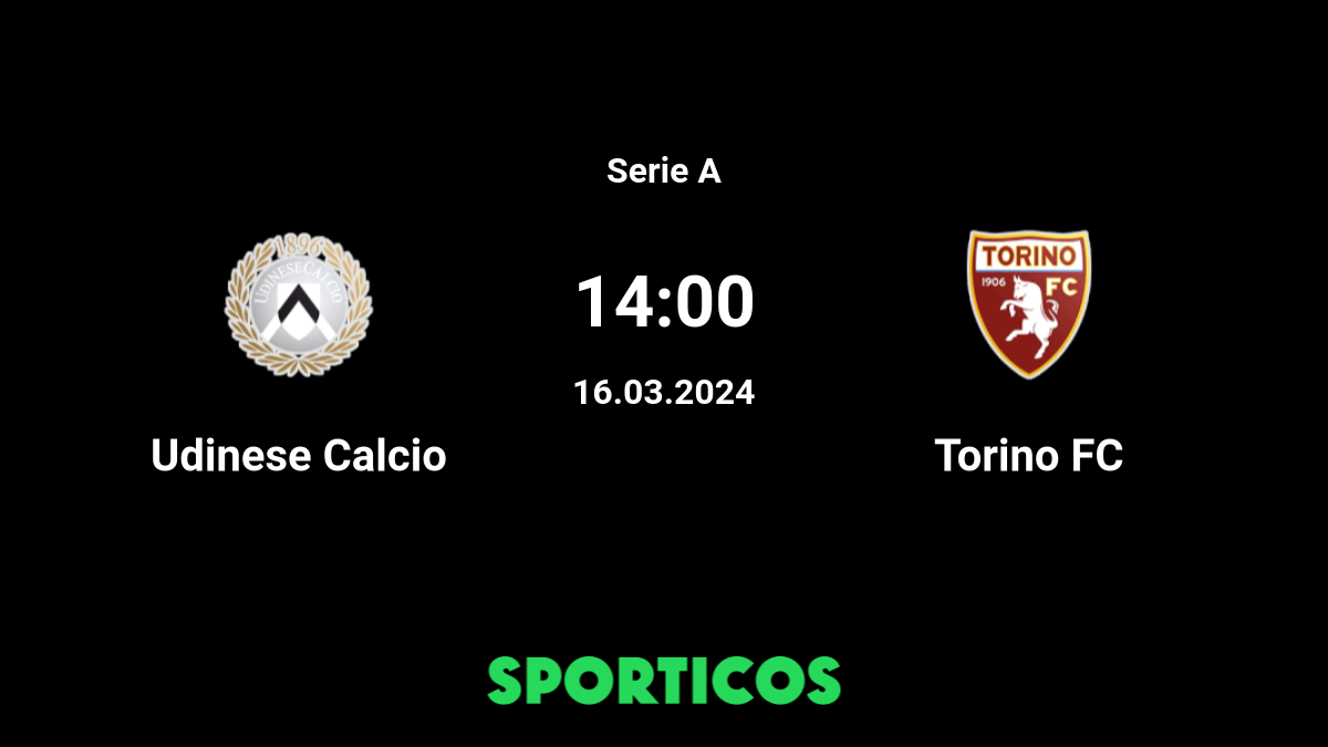 Torino vs Udinese Hoje AO VIVO: Onde Assistir o Jogo, Escalações,  Desfalques e Arbitragem