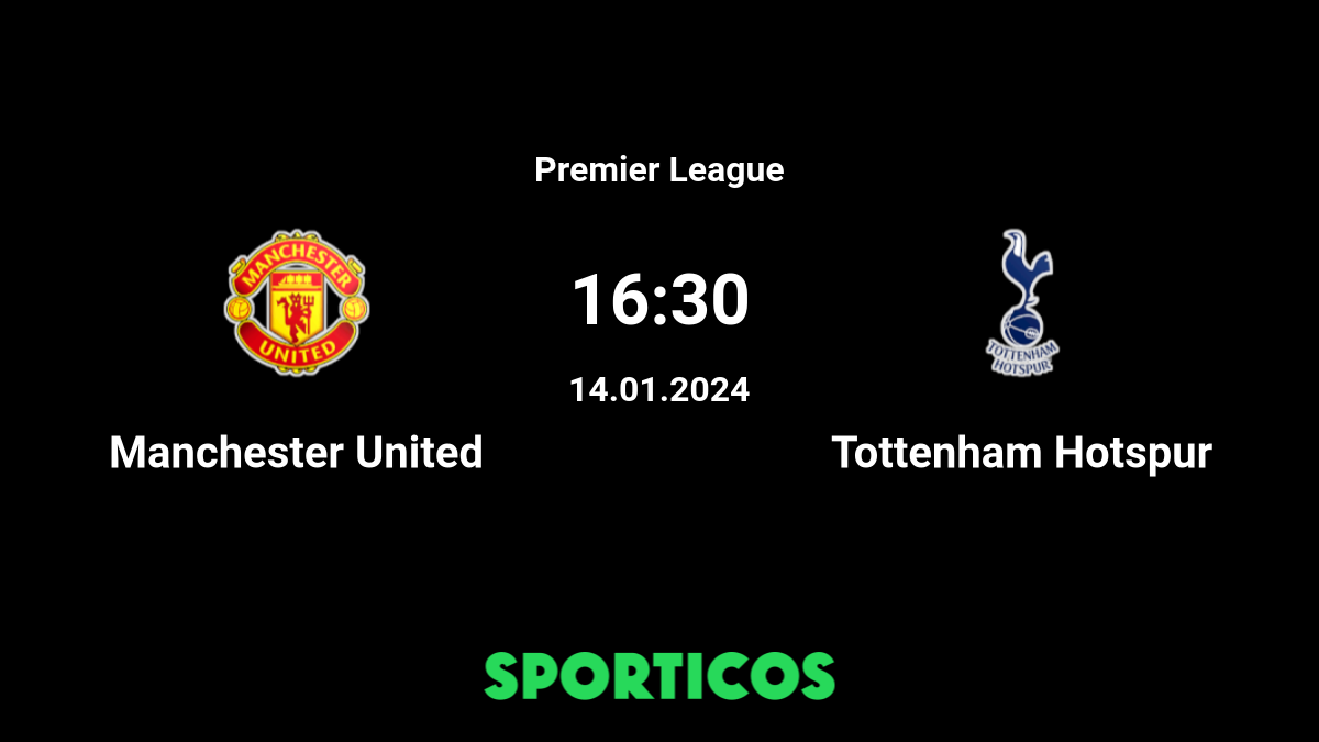 ▶️ Tottenham vs Man Utd Live Stream & Prediction, H2H