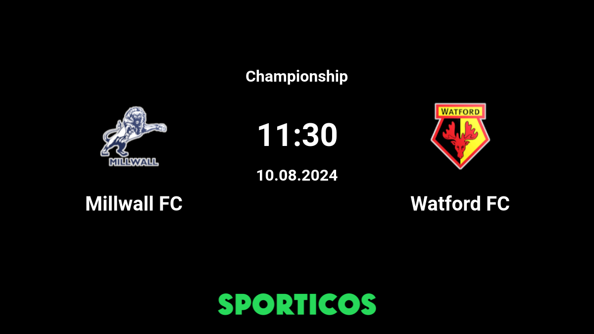 Watford x Millwall Estatísticas Confronto Direto