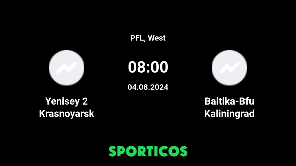 Baltika vs yenisey 2025 h2h