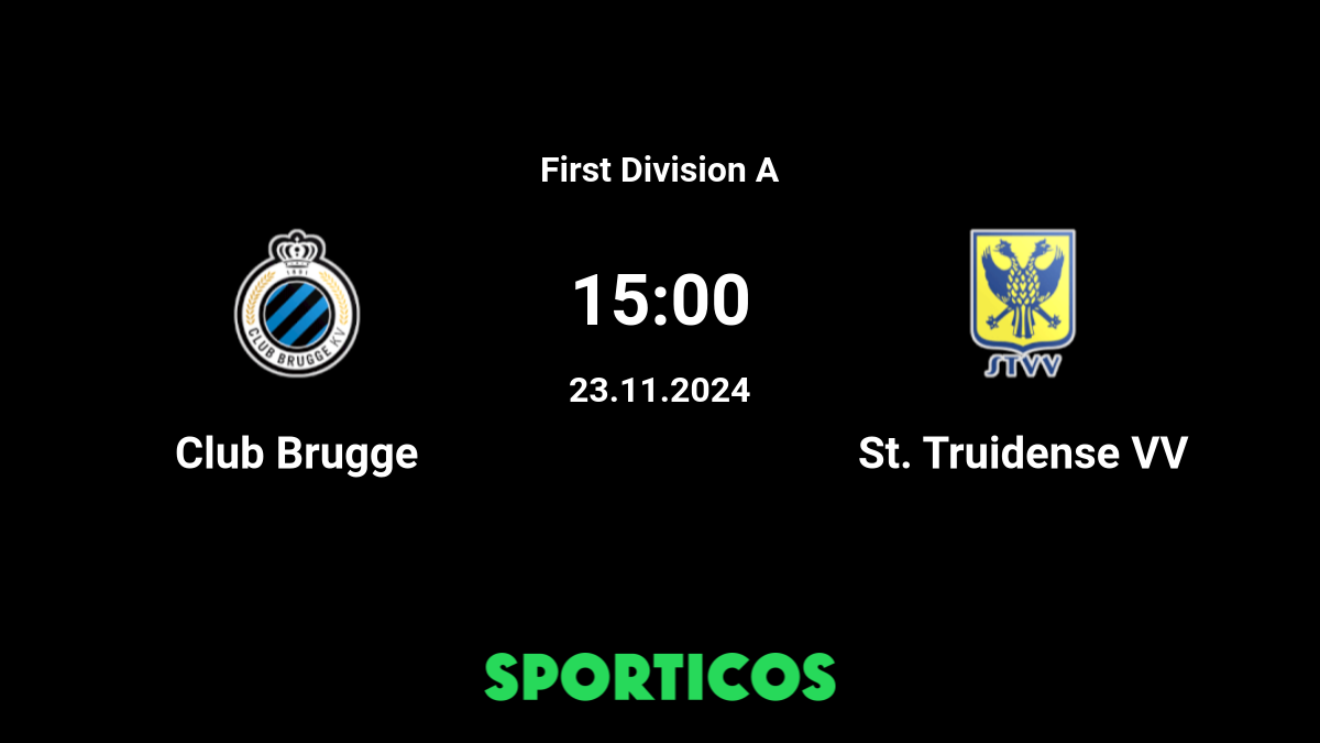 St. Truidense VV vs Club Brugge Live Stream & Prediction, H2H