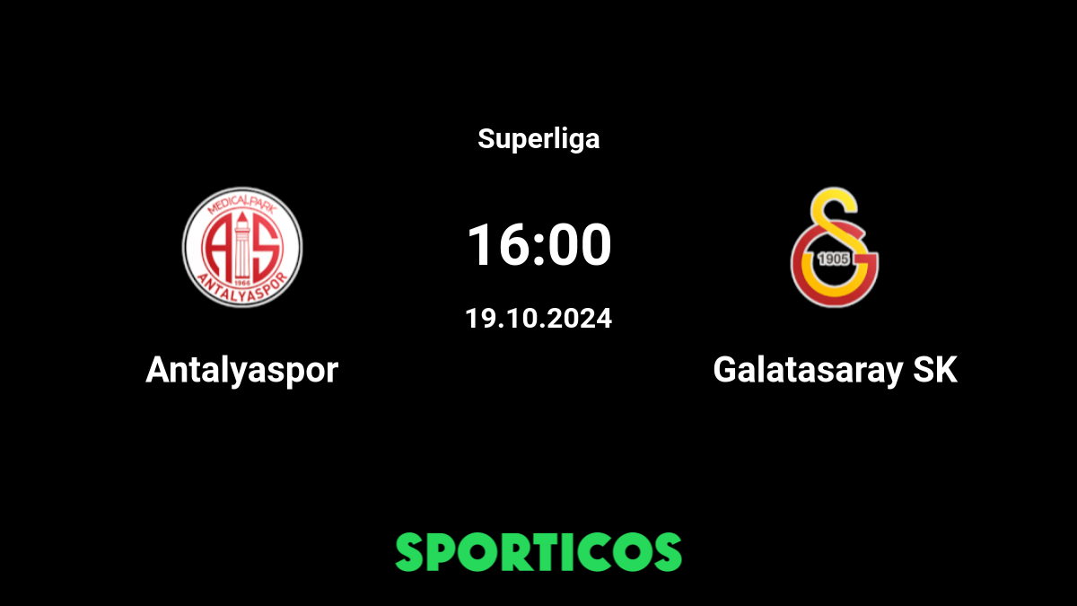 Antalyaspor vs galatasaray 2025 h2h