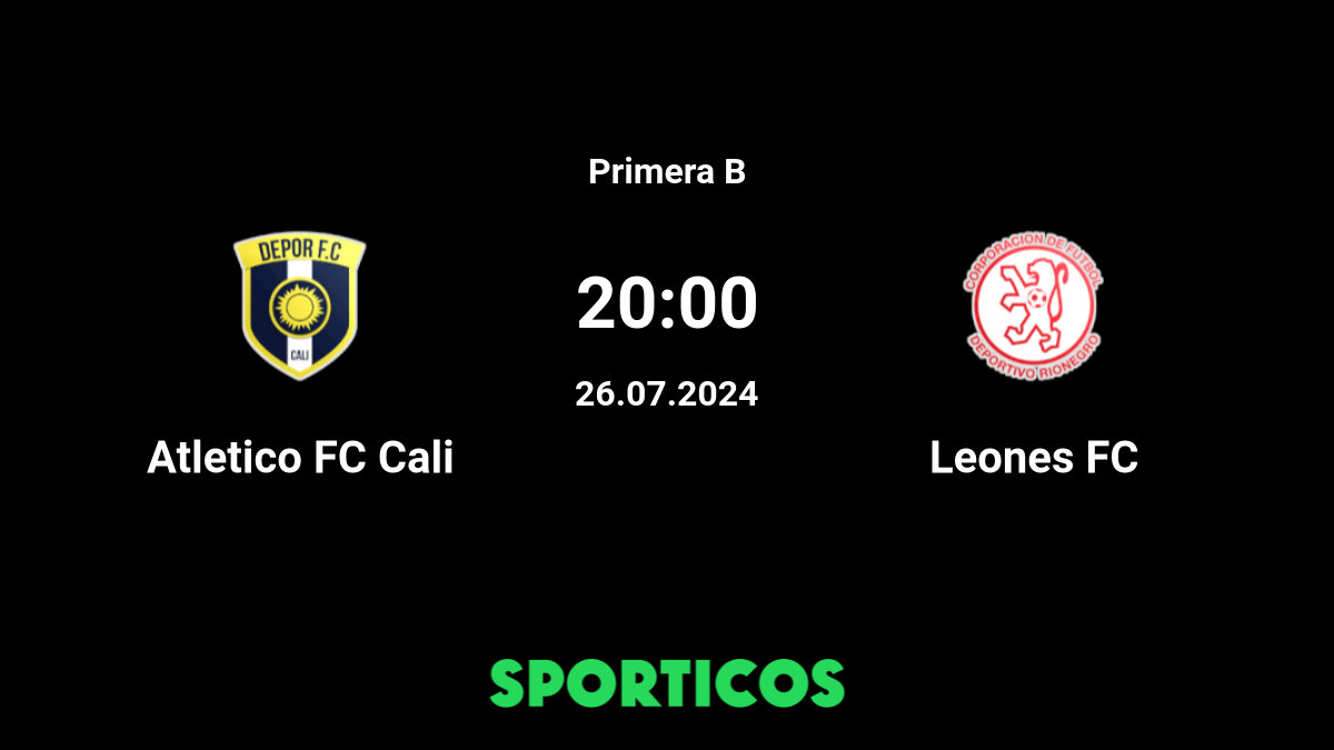 Atletico FC vs Leones FC - en vivo ver partido online y predicciones, H2H