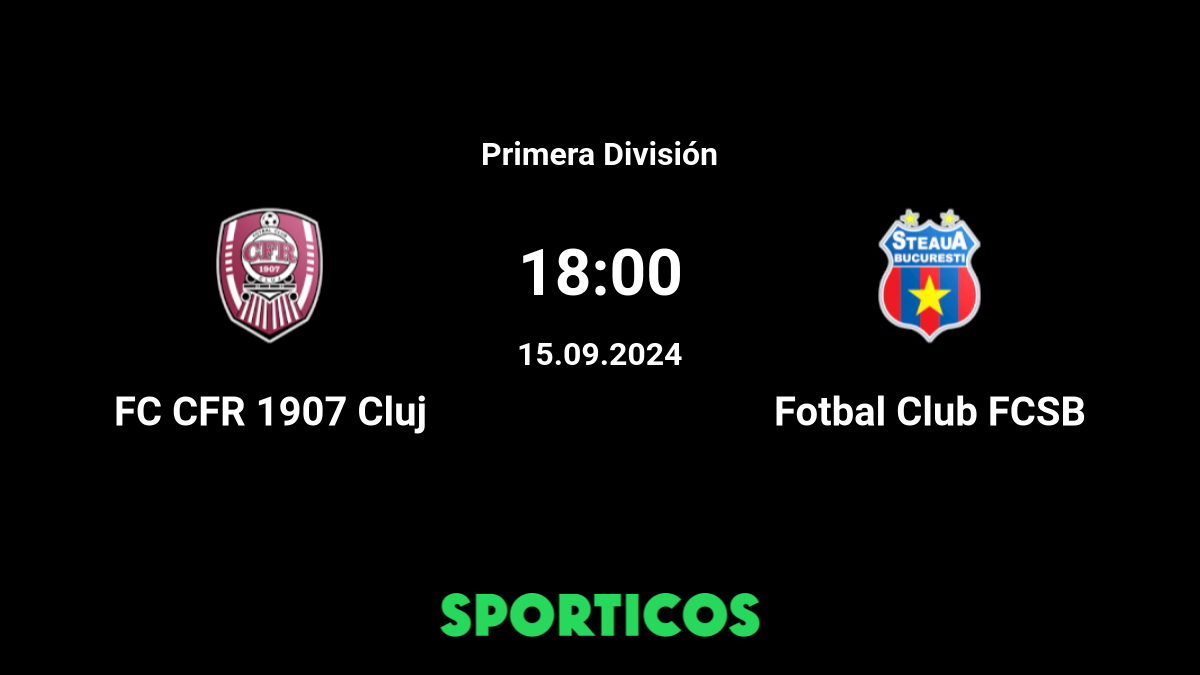 FC Steaua Bucareste vs FC CFR 1907 Cluj Palpites em hoje 6 August 2023  Futebol