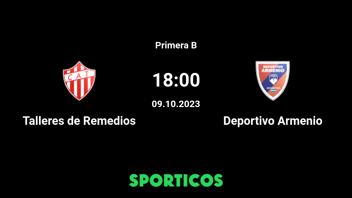 FINALIZADO: Talleres (RE) vs Dep. Armenio, por la Fecha 15