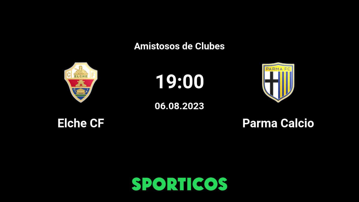 Estadísticas de elche c. f. contra parma fc