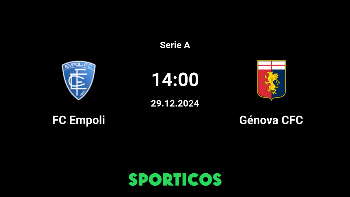 Empoli vs Genoa ONLINE. Partido de la Serie A 2021