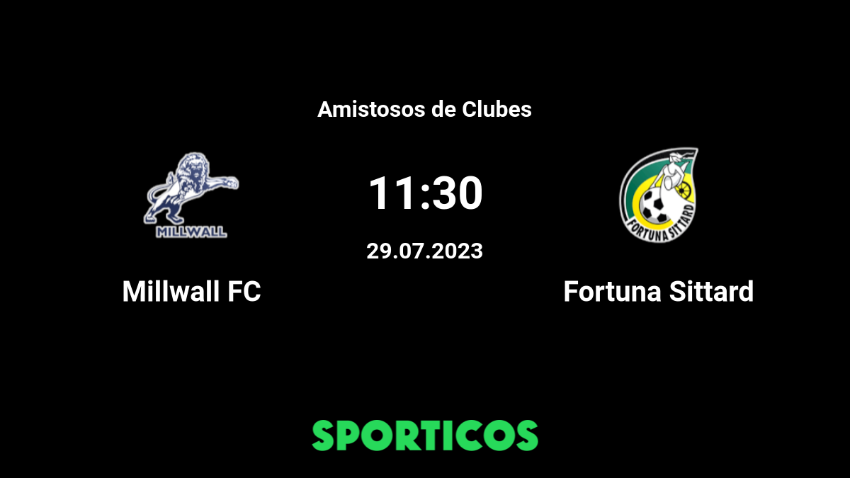 Millwall Fortuna Sittard estatísticas, Amistosos de clubes