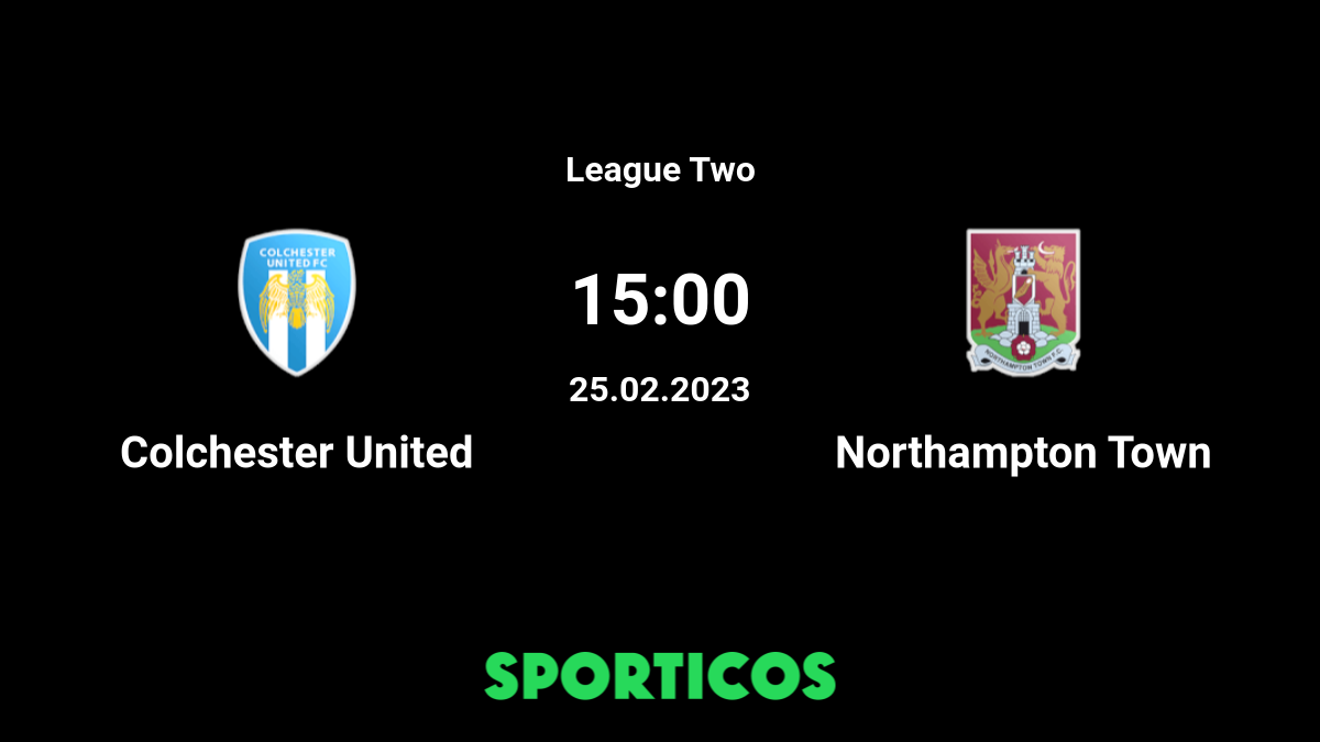 Colchester utd 2025 northampton town h2h