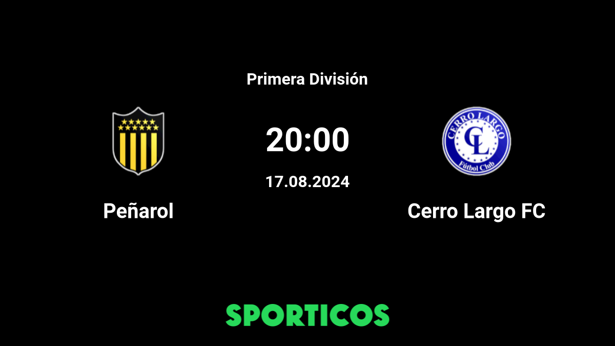 PEÑAROL VS CERRO LARGO EN VIVO Aurinegro World 