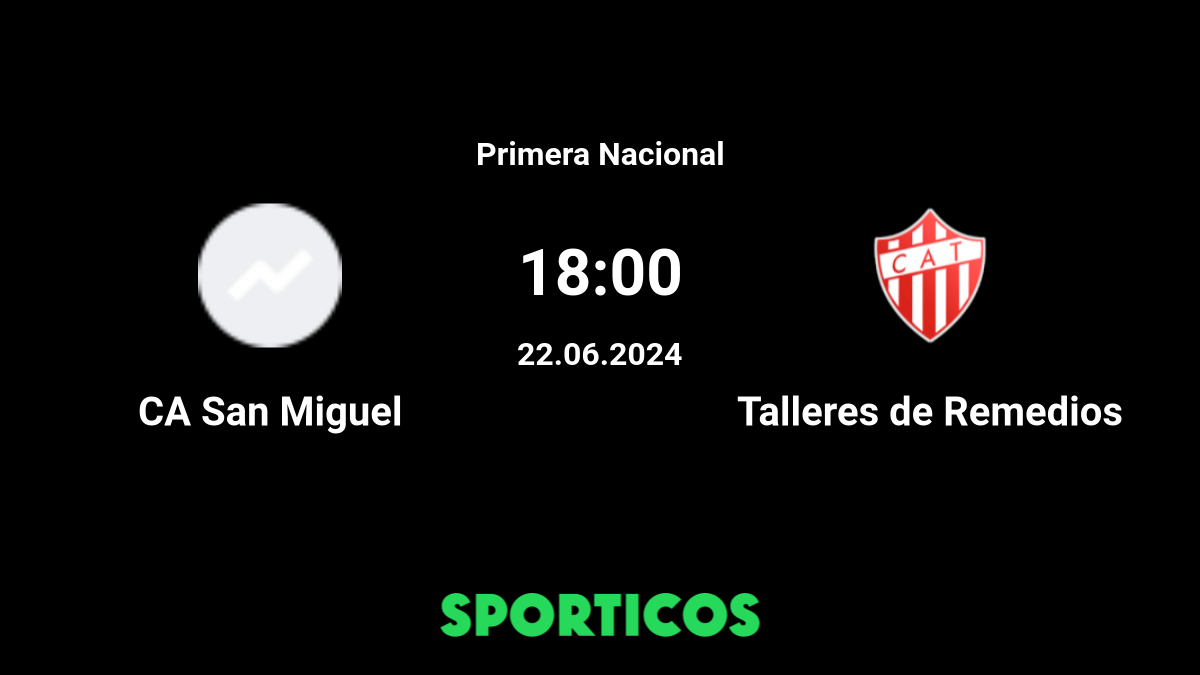 Talleres Remedios x CA San Miguel Prognóstico, Odds e Dicas de