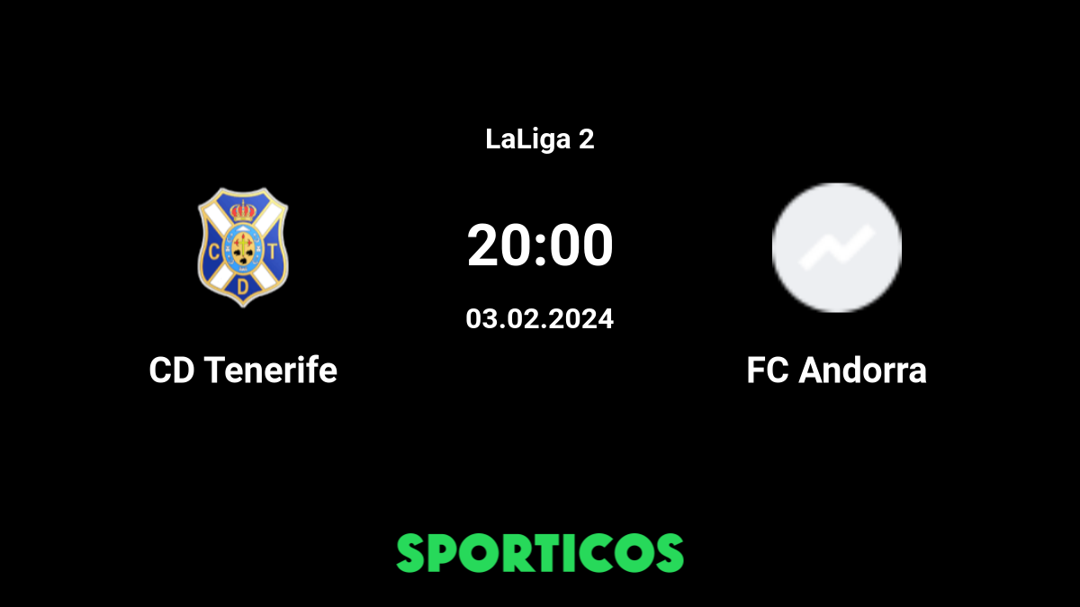 Partidos de fc andorra contra cd tenerife