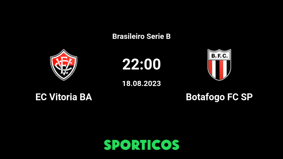 Vitória vence o Botafogo-SP e é líder isolado da Série B - UrandiOnline