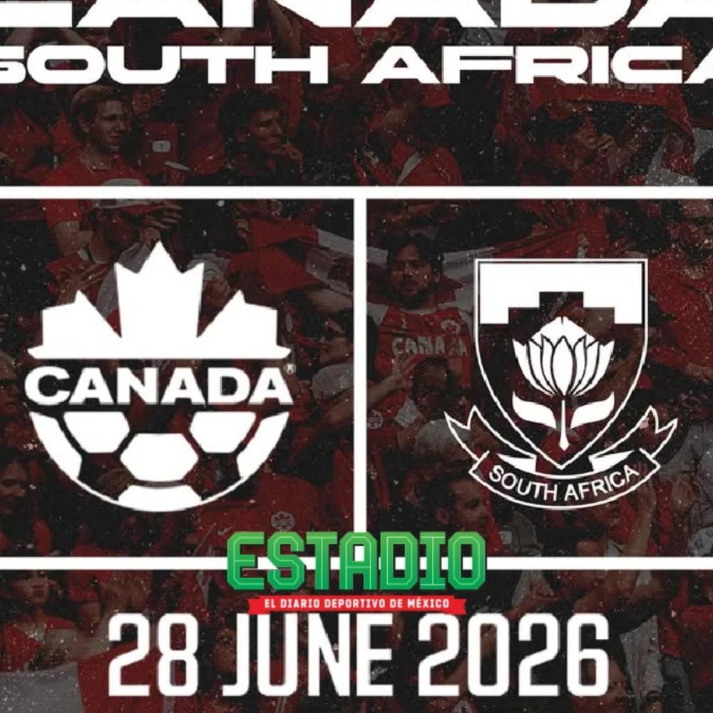 Canadá vs Sudáfrica: primer partido confirmado de los 16avos de Final del Mundial 2026