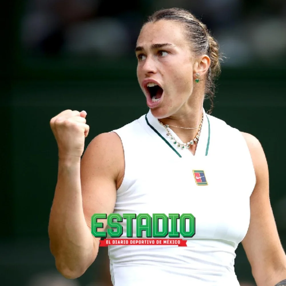 ¡Sin despeinarse! Sabalenka se luce en su debut en Wimbledon 2026