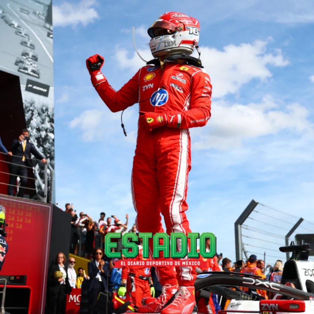 Leclerc gana en Silverstone tras accidente de Verstappen; Checo queda fuera de puntos