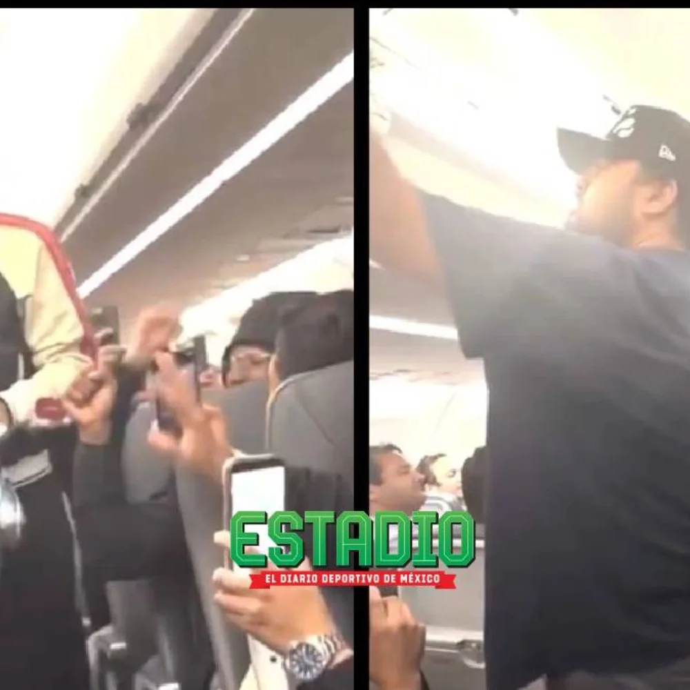 "Gracias, Quiñones"; Afición se rinde ante Julián en un avión tras su participación goleadora con México en el Mundial 2026