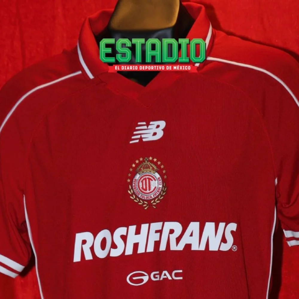 Toluca presenta su nueva playera para el Apertura 2026 inspirada en la era de José Cardozo